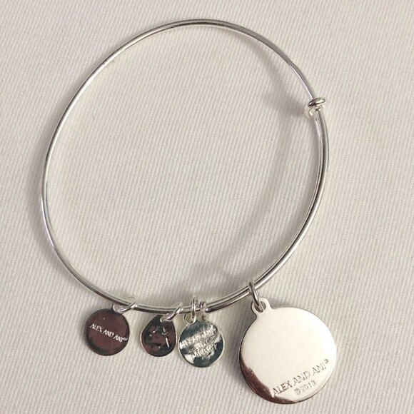 Alex & Ani Reach for the Stars Bracelet Silver Tone - Picture 4 of 7